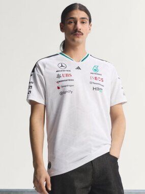 MERCEDES AMG PETRONAS FORMULA 1 TEAM DRIVER JERSEY AUTHENTIC 2XL - MSRP $150